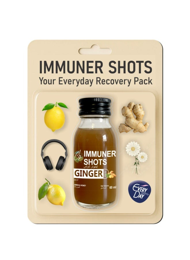 Immuner Shots Ginger Shot 60ml Pack of 16 (Immuner Shots) - Image 5